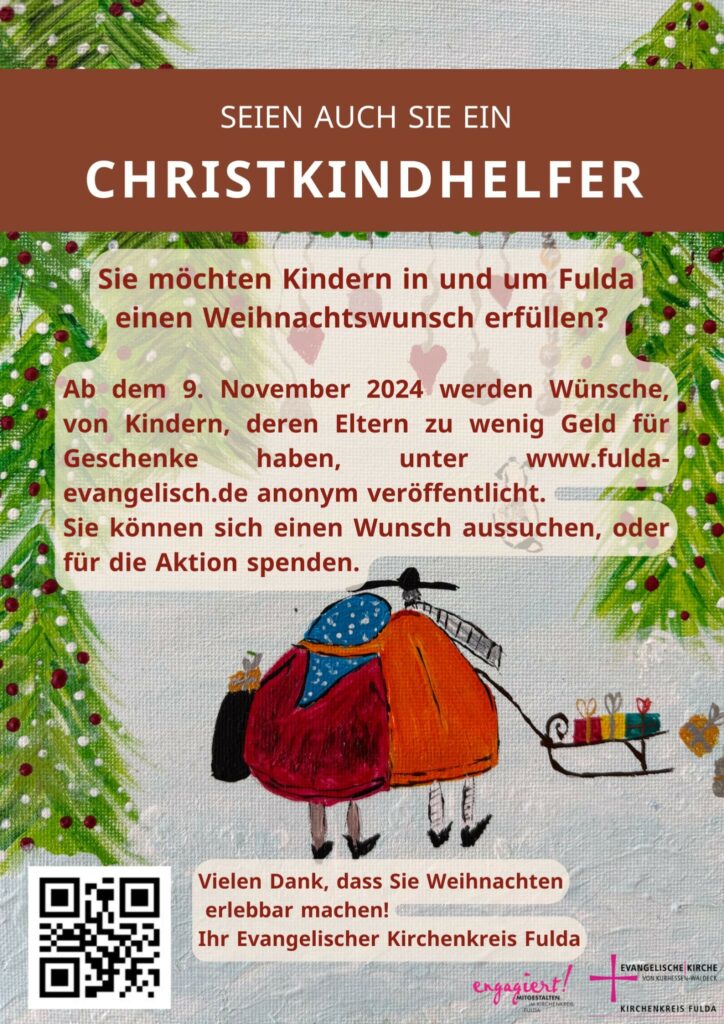 Seien auch Sie ein Christkindhelfer